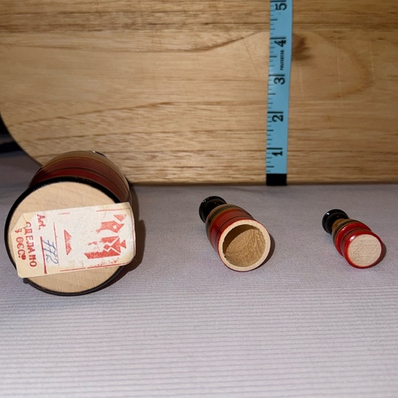 🐈⬛ Vintage Russian Soldier Nesting Dolls Set of 3 - Picture 5 of 9